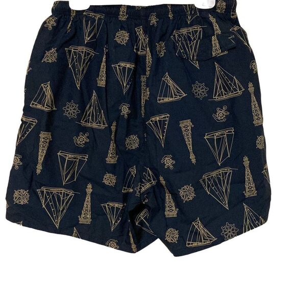 Men’s Nautical Swim Trunks sz Large - Picture 5 of 7